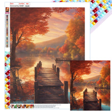 Load image into Gallery viewer, Woods Lake 40*50CM(Canvas) Full Square Drill Diamond Painting
