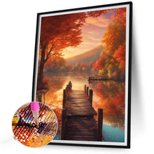 Load image into Gallery viewer, Woods Lake 40*50CM(Canvas) Full Square Drill Diamond Painting
