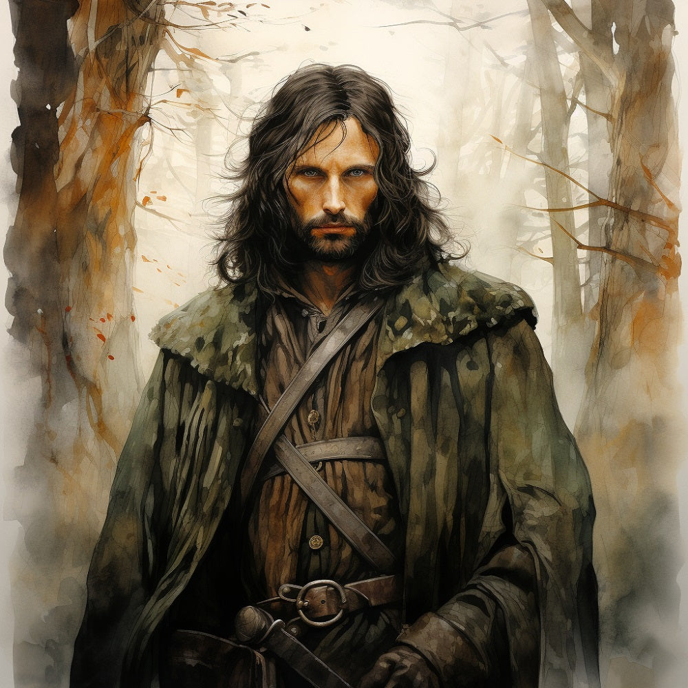 Lord Of The Rings 30X30CM(Canvas) Full Round Drill Diamond Painting