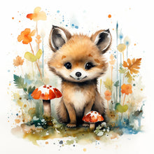 Load image into Gallery viewer, Little Fox 30X30CM(Canvas) Full Round Drill Diamond Painting
