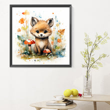 Load image into Gallery viewer, Little Fox 30X30CM(Canvas) Full Round Drill Diamond Painting
