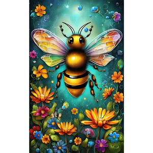 Bee Garden 30*50CM(Canvas) Full Round Drill Diamond Painting