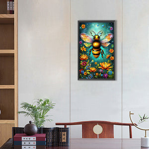 Bee Garden 30*50CM(Canvas) Full Round Drill Diamond Painting