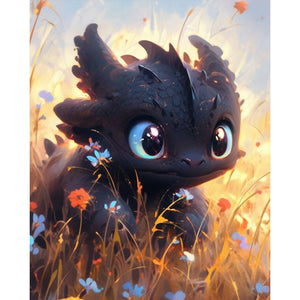 How To Train Your Dragon Night Fury (40*50CM) 11CT Stamped Cross Stitch