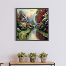 Load image into Gallery viewer, Riverside Cabin 50*50CM(Picture) Full Square Drill Diamond Painting
