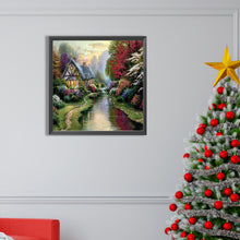 Load image into Gallery viewer, Riverside Cabin 50*50CM(Picture) Full Square Drill Diamond Painting
