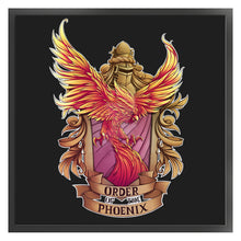 Load image into Gallery viewer, Harry Potter Order Of The Phoenix Logo (50*50CM) 11CT Stamped Cross Stitch
