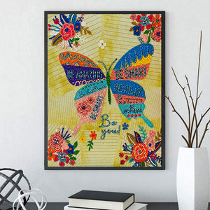 Be Yourself 30*40CM(Canvas) Partial Special Shaped Drill Diamond Painting