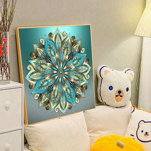 Mandala 40*40CM(Canvas) Full Round Drill Diamond Painting