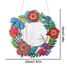 Load image into Gallery viewer, DIY Special Shaped Diamond Painting Mirror Wreath Art Rhinestone Makeup Mirror
