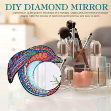 Load image into Gallery viewer, Special Shaped Diamond Painting Makeup Mirror Kit Dolphin Crystal Diamond Mirror
