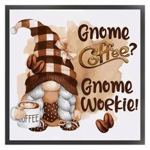 Load image into Gallery viewer, Coffee Gnome (40*40CM) 11CT Stamped Cross Stitch
