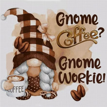 Load image into Gallery viewer, Coffee Gnome (40*40CM) 11CT Stamped Cross Stitch
