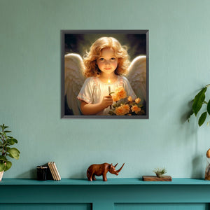 Angel 30*30CM(Canvas) Full Round Drill Diamond Painting