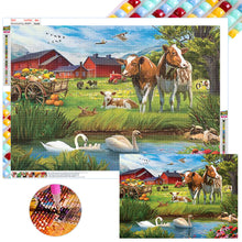 Load image into Gallery viewer, Country Farm 70*50CM(Canvas) Full Square Drill Diamond Painting
