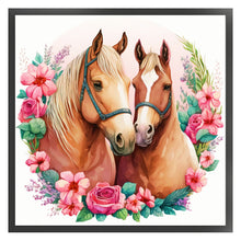 Load image into Gallery viewer, Lovers Horse (30*30CM) 18CT Stamped Cross Stitch
