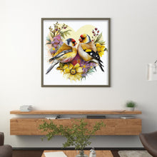 Load image into Gallery viewer, Lovebirds (30*30CM) 18CT Stamped Cross Stitch
