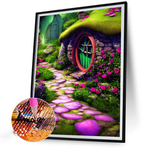 Goblin Hut 40*50CM(Picture) Full AB Round Drill Diamond Painting