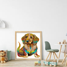 Load image into Gallery viewer, Colorful Puppy (30*35CM) 18CT Stamped Cross Stitch
