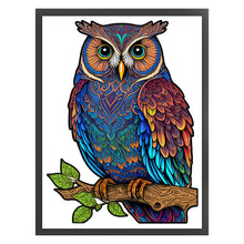 Load image into Gallery viewer, Colorful Owl (30*40CM) 18CT Stamped Cross Stitch
