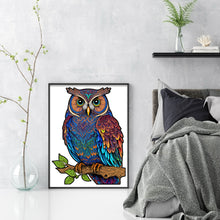 Load image into Gallery viewer, Colorful Owl (30*40CM) 18CT Stamped Cross Stitch
