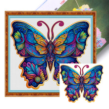 Load image into Gallery viewer, Colorful Butterflies (35*30CM) 18CT Stamped Cross Stitch
