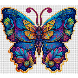 Colorful Butterflies (35*30CM) 18CT Stamped Cross Stitch