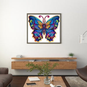 Colorful Butterflies (35*30CM) 18CT Stamped Cross Stitch