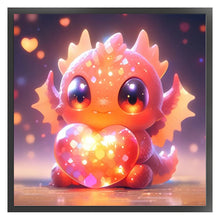 Load image into Gallery viewer, Cute Glowing Dragon (40*40CM) 11CT Stamped Cross Stitch
