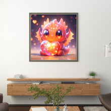 Load image into Gallery viewer, Cute Glowing Dragon (40*40CM) 11CT Stamped Cross Stitch
