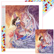 Load image into Gallery viewer, Butterfly Fairy 30*40CM(Picture) Full Square Drill Diamond Painting
