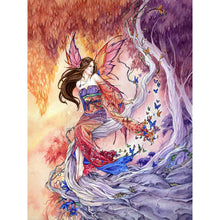 Load image into Gallery viewer, Butterfly Fairy 30*40CM(Picture) Full Square Drill Diamond Painting
