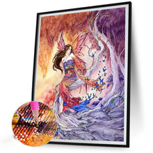 Load image into Gallery viewer, Butterfly Fairy 30*40CM(Picture) Full Square Drill Diamond Painting
