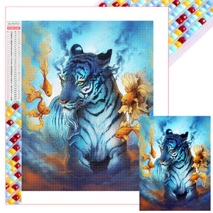 Tiger 30*40CM(Picture) Full Square Drill Diamond Painting