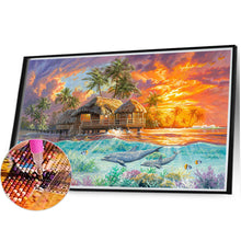 Load image into Gallery viewer, Tropical Seaside 40*30CM(Picture) Full Square Drill Diamond Painting
