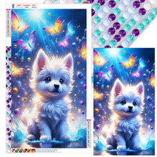 Load image into Gallery viewer, Fantasy Butterfly And Dog 40*70CM(Canvas) Full Round Drill Diamond Painting
