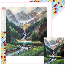 Load image into Gallery viewer, Mountain Stream 50*60CM(Picture) Full Square Drill Diamond Painting
