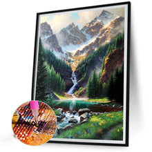 Load image into Gallery viewer, Mountain Stream 50*60CM(Picture) Full Square Drill Diamond Painting
