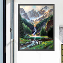 Load image into Gallery viewer, Mountain Stream 50*60CM(Picture) Full Square Drill Diamond Painting
