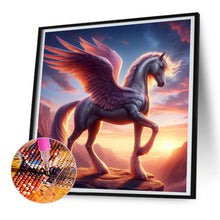Load image into Gallery viewer, Wings Horse 30*30CM(Canvas) Full Round Drill Diamond Painting
