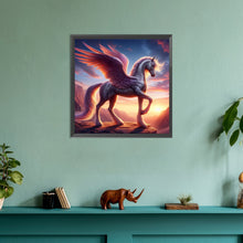 Load image into Gallery viewer, Wings Horse 30*30CM(Canvas) Full Round Drill Diamond Painting
