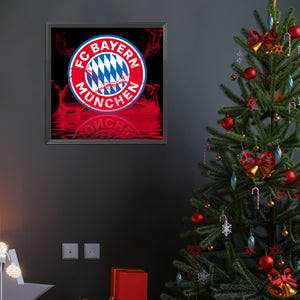 Bayern Munich Logo 40*40CM(Canvas) Full Round Drill Diamond Painting