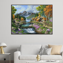 Load image into Gallery viewer, Forest Waterfall 70*50CM(Canvas) Full Square Drill Diamond Painting
