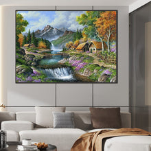 Load image into Gallery viewer, Forest Waterfall 70*50CM(Canvas) Full Square Drill Diamond Painting
