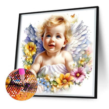 Load image into Gallery viewer, Little Angel 30*30CM(Canvas) Full Round Drill Diamond Painting
