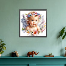 Load image into Gallery viewer, Little Angel 30*30CM(Canvas) Full Round Drill Diamond Painting
