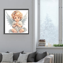 Load image into Gallery viewer, Little Angel 30*30CM(Canvas) Full Round Drill Diamond Painting
