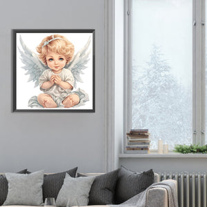 Little Angel 30*30CM(Canvas) Full Round Drill Diamond Painting