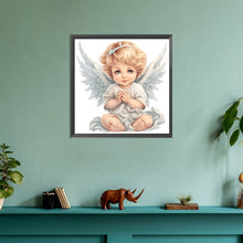 Load image into Gallery viewer, Little Angel 30*30CM(Canvas) Full Round Drill Diamond Painting
