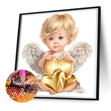 Load image into Gallery viewer, Little Angel 30*30CM(Canvas) Full Round Drill Diamond Painting
